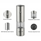 Green Lion Portable Salt & Pepper Grinder 6.5W Silver