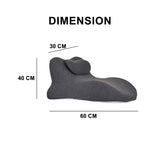 وسادة مائلة Relief بتصميم مريح من ميموري فوم PE بنسبة 100% لدعم الجسم من Green Lion