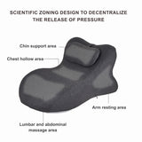 وسادة مائلة Relief بتصميم مريح من ميموري فوم PE بنسبة 100% لدعم الجسم من Green Lion