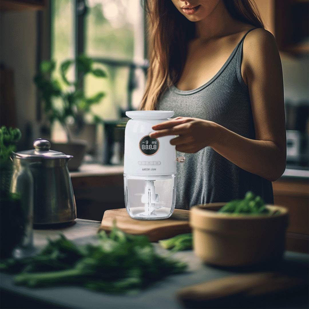 Portable Wireless Weighing Food Chopper - SASKA