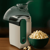 Pop Mate 1200W Electric Hot Air Popcorn Maker Oil-Free Popper 60g Capacity Quick 2–3 Minute Popping by Green Lion