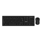 Green Lion Wireless Keyboard & Mouse Black