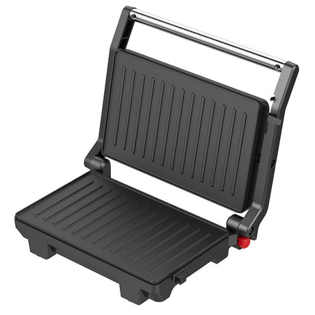 Electric Contact Grill & Sandwich Maker 1000W ST-9469 by Winning Star, 180° Open Non-Stick Panini Press - SASKA UAE - SASKA 
