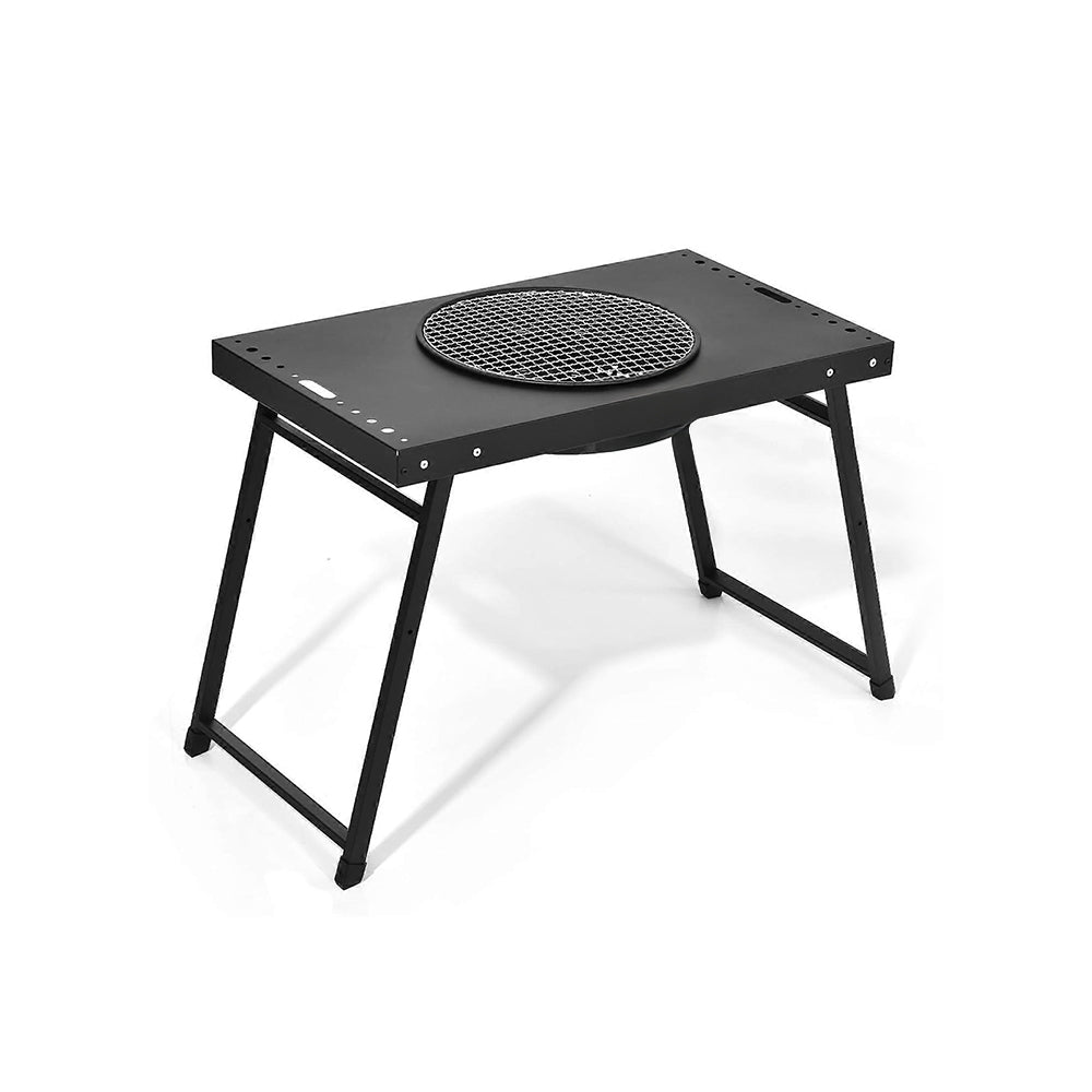 Foldable Grill Table – Compact Outdoor BBQ & Kabob Skewer Station