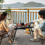 Foldable Grill Table – Compact Outdoor BBQ & Kabob Skewer Station