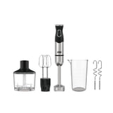 4-in-1 Hand Blender Set ST-6552 by Winning Star – Electric Immersion Blender with Chopper, Whisk, Dough Hooks & Measuring Cup - SASKA - SASKA UAE 