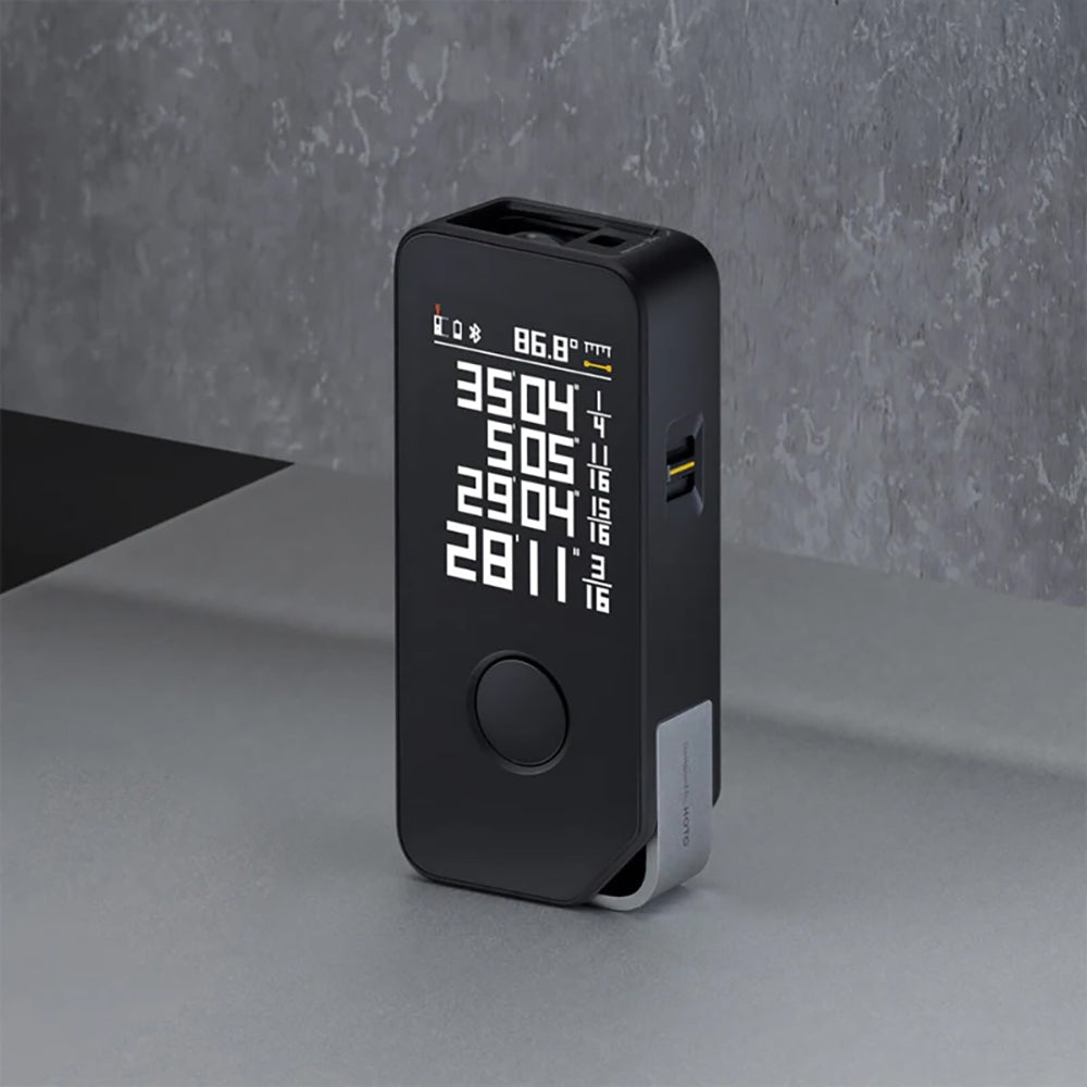 جهاز قياس الليزر PRO – مدى 50 مترًا، 5 أوضاع قياس، شاشة رقمية ملونة من HOTO