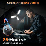 Portable Solar LED Work Light – Rechargeable Camping Lantern with Adjustable Brightness and USB Charging