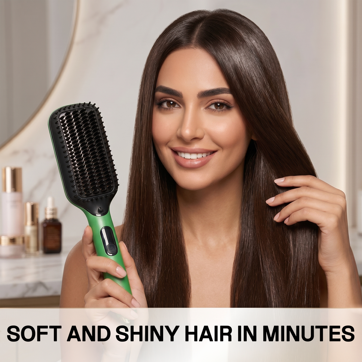 Hair Straightener Comb by Green Lion