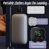 مجفف ملابس محمول 450 واط – تجفيف سريع مع تعقيم وإزالة العث