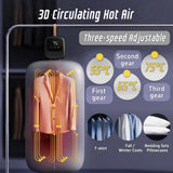 مجفف ملابس محمول 450 واط – تجفيف سريع مع تعقيم وإزالة العث