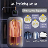 مجفف ملابس محمول 450 واط – تجفيف سريع مع تعقيم وإزالة العث