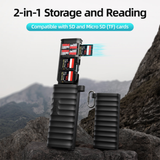 High-Speed USB 3.1 Type-C MicroSD Card Reader and Storage Case by TELESIN