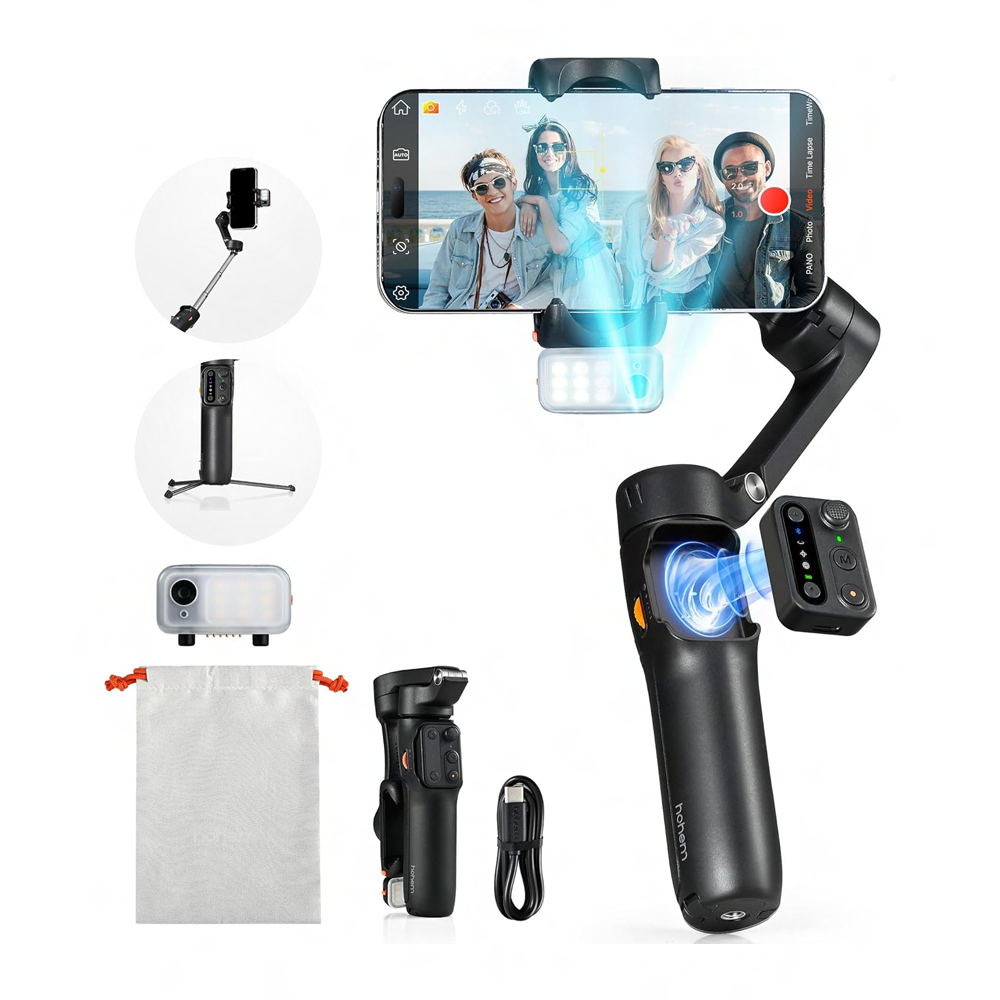 Hohem iSteady V3 Foldable Smartphone Gimbal Stabilizer with Detachable Remote Control