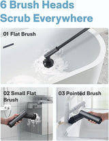 HOTO Electric cleaning brush 7 in 1 Set