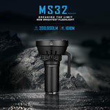 IMALENT MS32 The World's Most Powerful Flashlight 200,000 Lumens | Flashlight | SASKA Trading