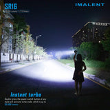 IMALENT SR16 Rechargeable Flashlight 55000 Lumens Super Bright Led Flashlight | Flashlight | SASKA Trading