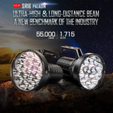 IMALENT SR16 Rechargeable Flashlight 55000 Lumens Super Bright Led Flashlight | Flashlight | SASKA Trading