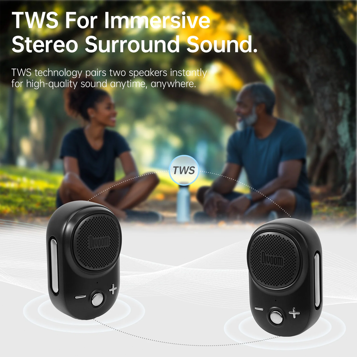ITour-S Portable Mini Wearable Bluetooth Speaker by Divoom