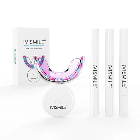 Wireless Dual-Light Teeth Whitening Kit by IVISMILE - saska.ae - saska