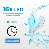 طقم تبييض الأسنان اللاسلكي بإضاءة مزدوجة مع أقلام جل من IVISMILE