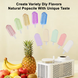 Portable Mini Desktop Ice Pop Maker – Fast Freeze Popsicle & Ice Cream Maker