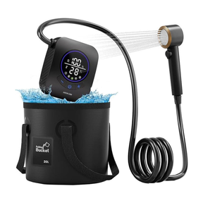 Intelligent Digital Display Camping Shower – Portable Outdoor Shower by Green Lion | PORTABLE SHOWER | SASKA Trading