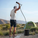 Intelligent Digital Display Camping Shower – Portable Outdoor Shower by Green Lion