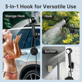 Intelligent Digital Display Camping Shower – Portable Outdoor Shower by Green Lion