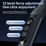 J-Shape Massage Gun with 5 Heads