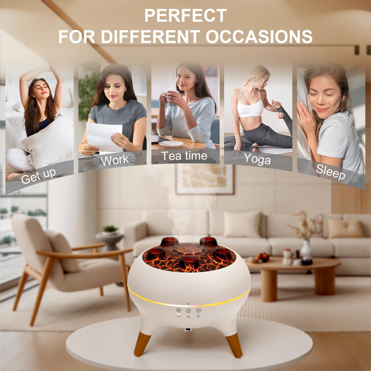 Jellyfish Aroma Diffuser | 7-Color LED Essential Oil Humidifier with Remote Control