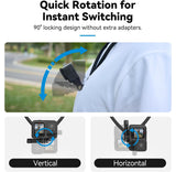 Neck Mount SE 2.0 Combo – Magnetic Phone Holder with Chest Strap by TELESIN