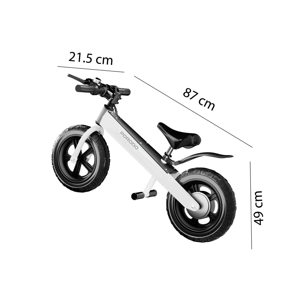 JoyCruiser Kids Electric Bike with 3 Gears and 2600mAh Battery with 6.5” Nonslip Wheels by Porodo