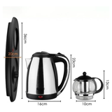 Kettle with Glass Teapot Set – 2.2 L Electric Water Boiler by RAF