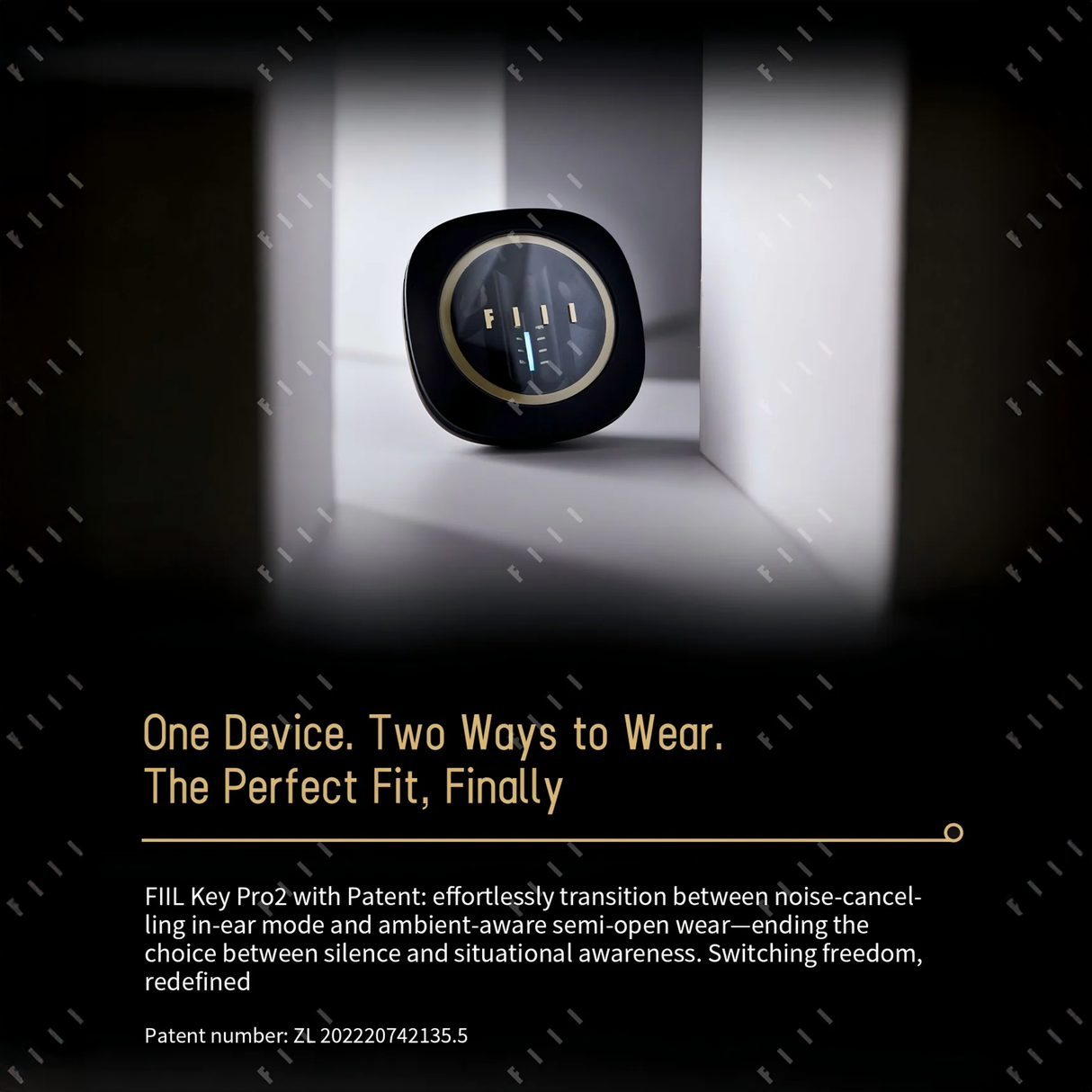 Key Pro 2 Wireless Earbuds – 55dB Deep Noise Cancellation by FIIL