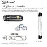 Keychain Flashlight Mini04 Ultra-Compact, LED Torch 4 Modes, IPX7 Waterproof Pocket, EDC Light for Camping Hiking