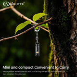Keychain Flashlight Mini04 Ultra-Compact, LED Torch 4 Modes, IPX7 Waterproof Pocket, EDC Light for Camping Hiking