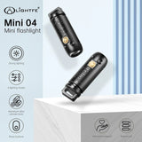 Keychain Flashlight Mini04 Ultra-Compact, LED Torch 4 Modes, IPX7 Waterproof Pocket, EDC Light for Camping Hiking