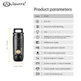 Keychain Flashlight Mini04 Ultra-Compact, LED Torch 4 Modes, IPX7 Waterproof Pocket, EDC Light for Camping Hiking