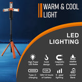 Portable LED Emergency Light – 2500 Lumens, Rechargeable.