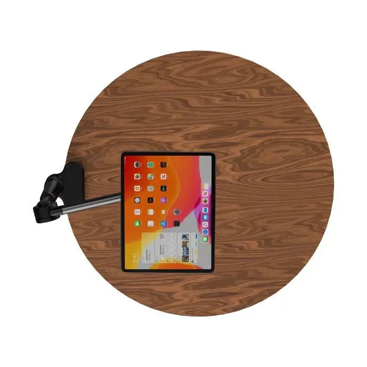 حامل الهاتف والتابلت المغناطيسي المرن Lazy Bracket – طول 92 سم، أسود من Porodo