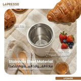 Thermo Brew Insulated Tumbler Urban Coffee Mug 450ml, Stainless Steel Double Wall Travel Coffee Cup by LePresso