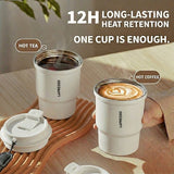 Thermo Brew Insulated Tumbler Urban Coffee Mug 450ml, Stainless Steel Double Wall Travel Coffee Cup by LePresso