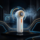 Lifestyle Chillo Breeze Pocket Turbo Fan 3000mAh Rechargeable Portable Fan with 100 Speed Levels & Digital Display by Porodo