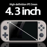 M17 Retro Handheld Game Console, 4.3-Inch Screen - SASKA Trading