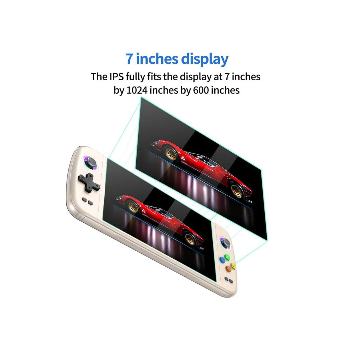 M27 Retro Handheld Game Console 7 Inch IPS Display 30+ Emulators Portable Gaming System with 3000mAh Battery by SJGAM