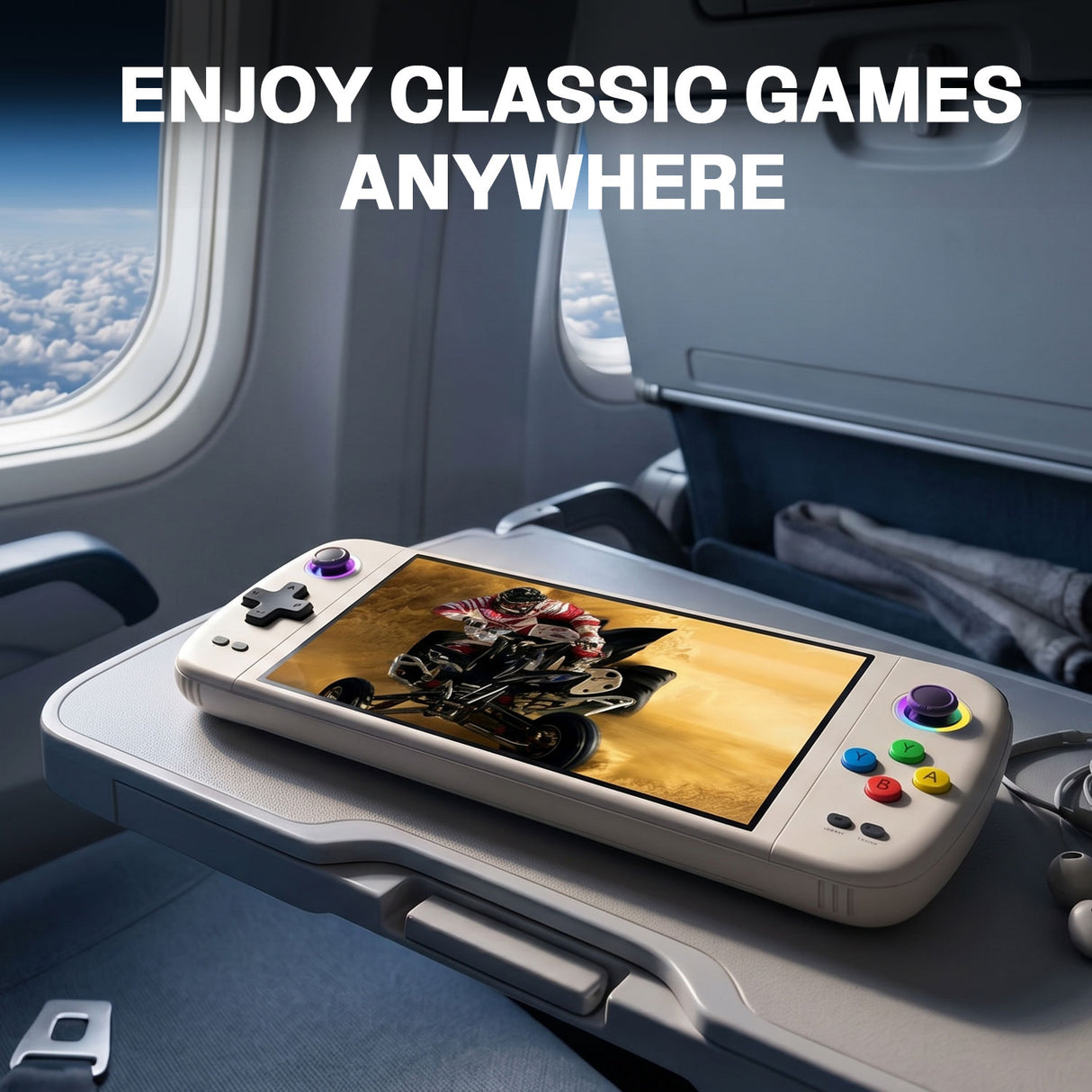 M27 Retro Handheld Game Console 7 Inch IPS Display 30+ Emulators Portable Gaming System with 3000mAh Battery by SJGAM