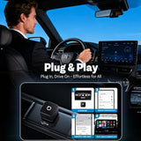 CP88-T2 Mini Slim Wireless CarPlay & Android Auto Adapter for Wired Cars by Ottocast