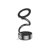 حامل الهاتف MagCurve - مغناطيس قوي، دوران 360 درجة، زوايا متعددة، مثالي للسيارة أو المكتب من Porodo