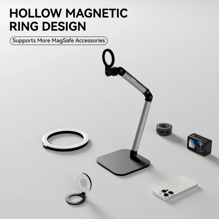 Phone Video Live Streaming Magnetic Mount (Desktop) by TELESIN  Phone Holder SASKA Trading